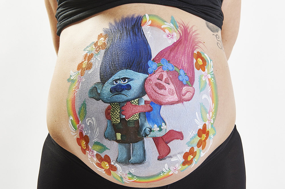 belly paint